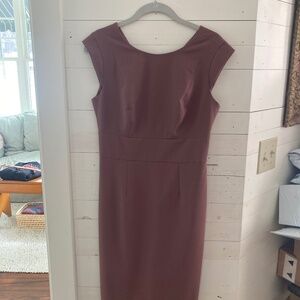 The Limited Petite Sheath Dress Size 2P – Mauve Cap Sleeve Work Dress